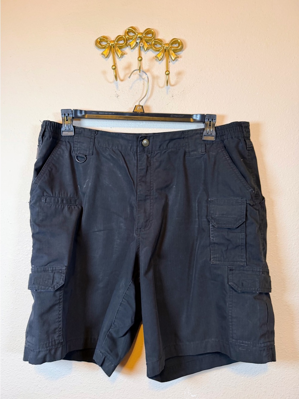 5.11 Tactical Black Cargo Shorts